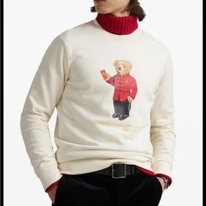 Ralph Lauren Cream Crewneck Sweatshirt Lunar New Year Bear